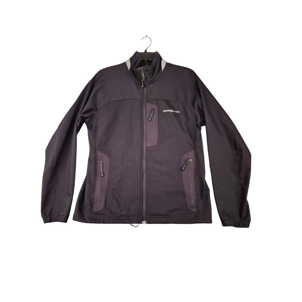 Henri Lloyd Mens Navy Blue Full Zip Softshell Fleece Lined Jacket Size Medium